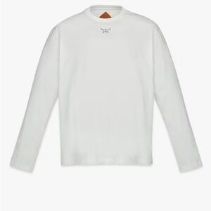 Palm Angels White Long Sleeve Shirt